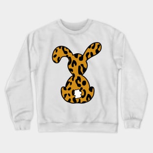 Leopard Print bunny Crewneck Sweatshirt